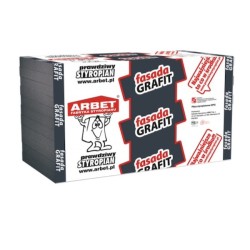 10mm (1cm) Styropian Grafitowy Fasadowy - 1000mm x 500mm (op. 60 szt) - do Izolacji Ścian Zewnętrznych