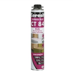 Ceresit CT84 Express Plus - Klej Poliuretanowy do Styropianu i Wełny Mineralnej - 850ml